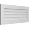 Ekena Millwork Vertical Surface Mount PVC Gable Vent: Non-Functional, w/3-1/2"W x 1"H, Standard Frame, 42"W x 18"H GVPVE42X1801SN - alternate 5